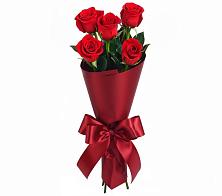Букет 5 Красных роз Эдлесс Лав в Дунай