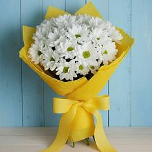 Букет цветов из:  Хризантемы #REPLACE_PRED# Дунай