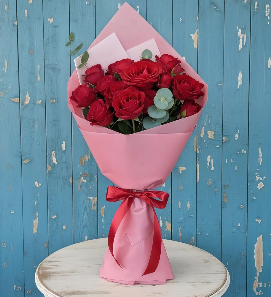 Букет цветов из: Розы в Дунай