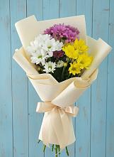 Букет цветов из:  Хризантемы в Дунай