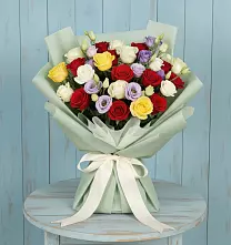 Букет цветов из:  Розы в Дунай