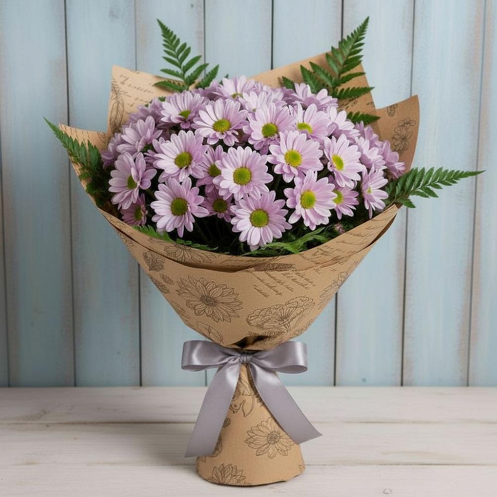 Букет цветов из: Хризантемы в Дунай