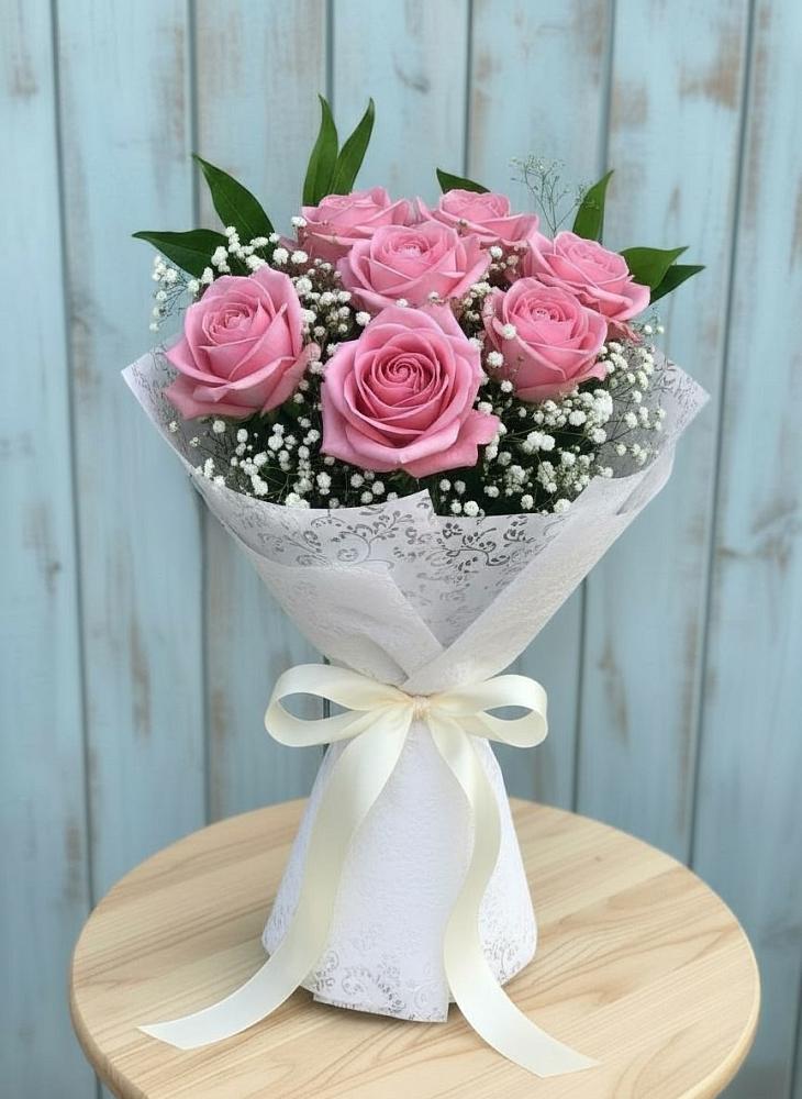 Букет цветов из: Розы в Дунай