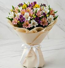 Букет цветов из:  Альстромерии #REPLACE_PRED# Дунай