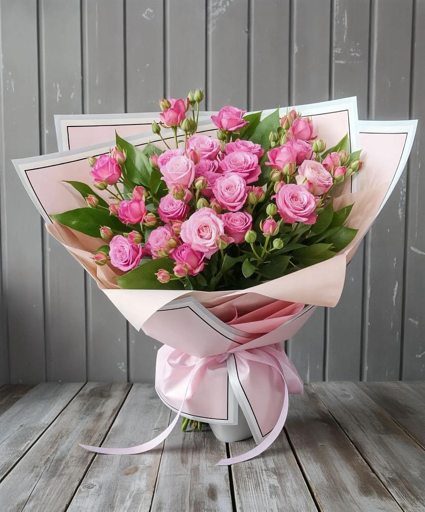 Букет Розовый кустик в Дунай