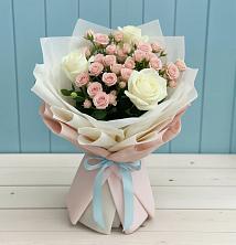 Букет цветов из:  Розы в Дунай