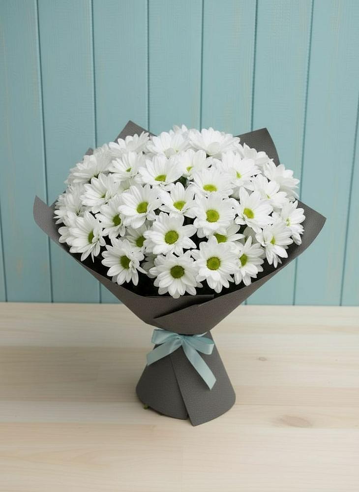 Букет цветов из: Хризантемы в Дунай