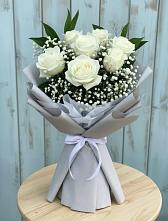 Букет цветов из:  Розы #REPLACE_PRED# Дунай