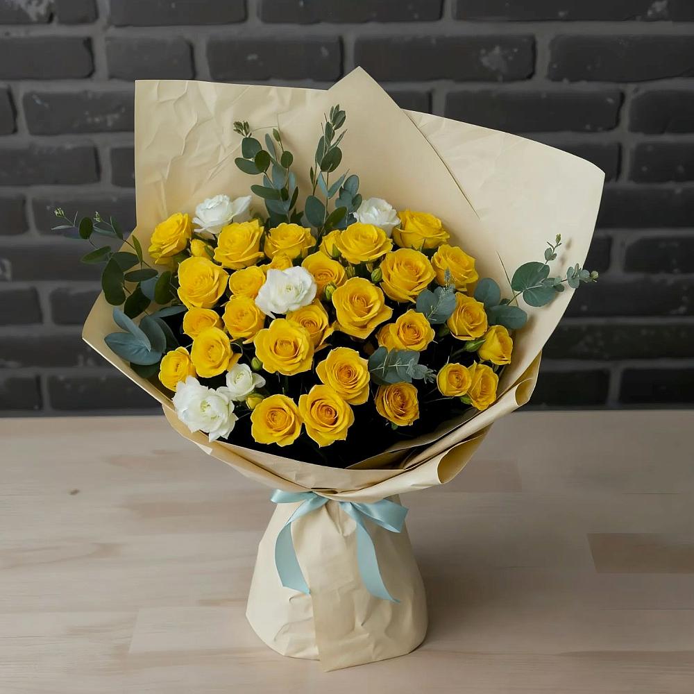 Букет цветов из: Розы в Дунай