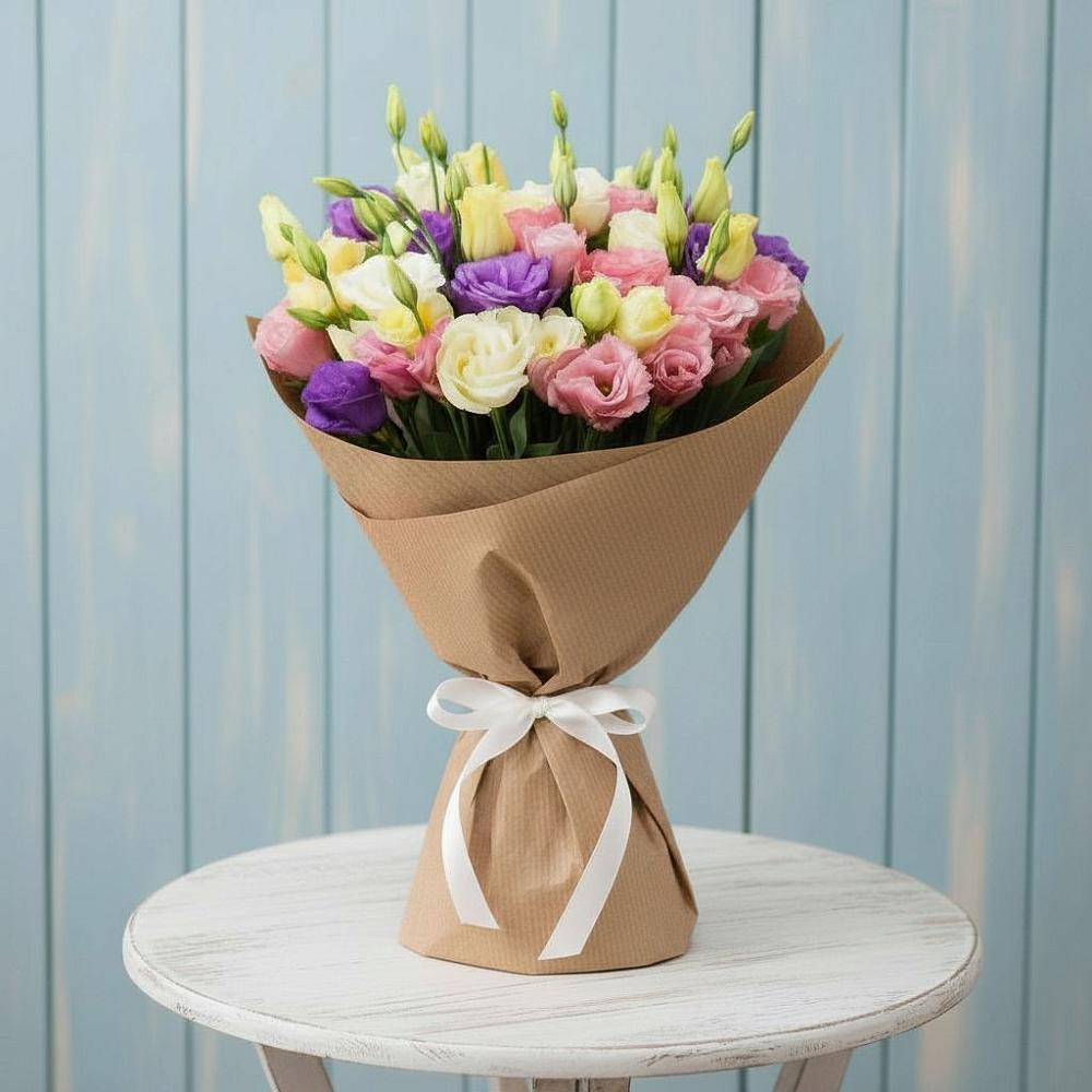 Букет цветов из: Лизиантусы в Дунай