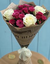 Букет цветов из:  Розы в Дунай