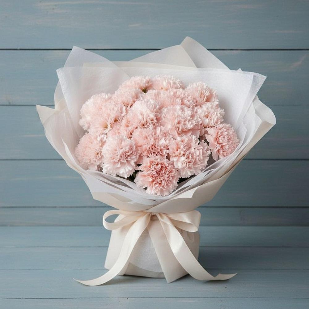 Букет цветов из: Гвоздики в Дунай