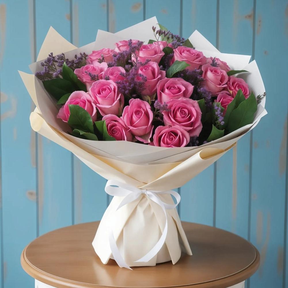 Букет цветов из: Розы в Дунай