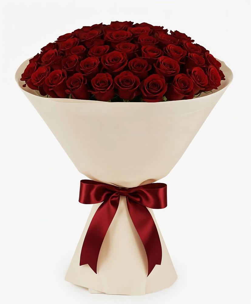 Букет 101 Бордовая роза Блэк Бакарра в Дунай