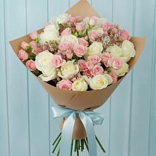 Букет цветов из:  Розы #REPLACE_PRED# Дунай