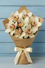 Букет цветов из:  Орхидеи и Розы #REPLACE_PRED# Дунай